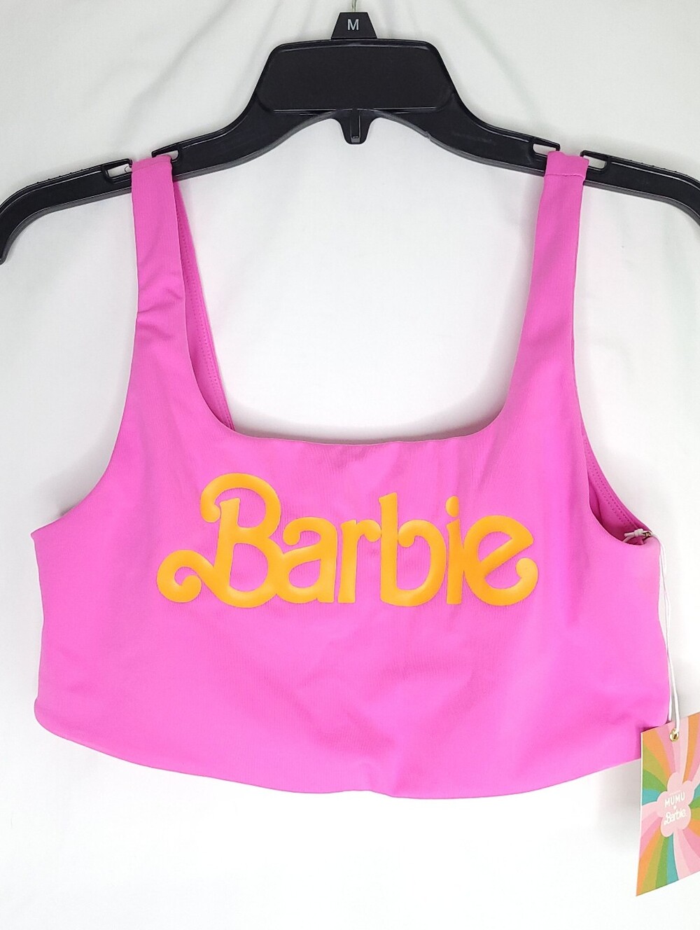 SHOW ME YOUR MUMU X Barbie Pink Workout Sports Bra/Top LARGE (NWT)